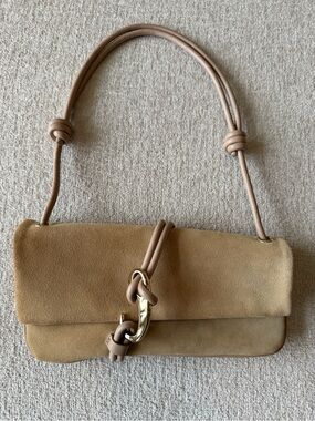 Dolce Vita • Alice Shoulder Bag in Tan Suede